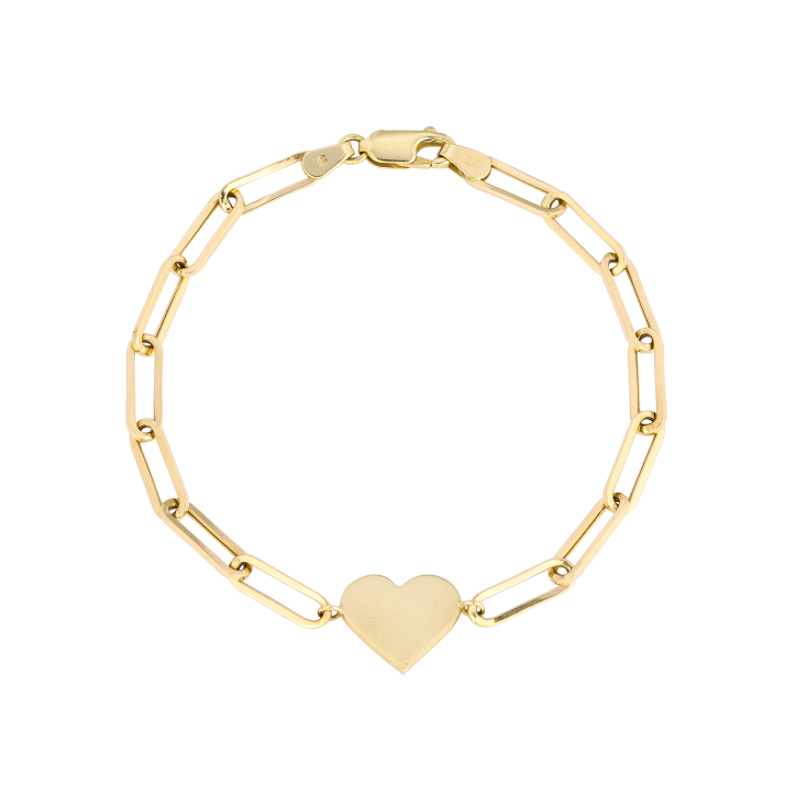 Small Heart Charm Bracelet