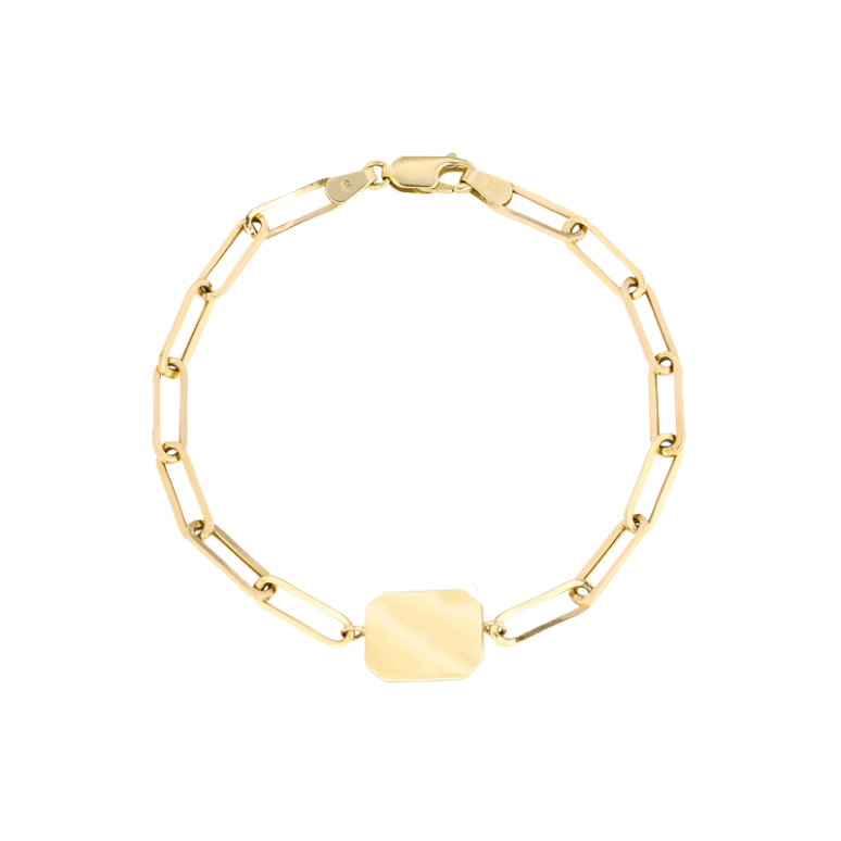 Rectangle Charm Bracelet
