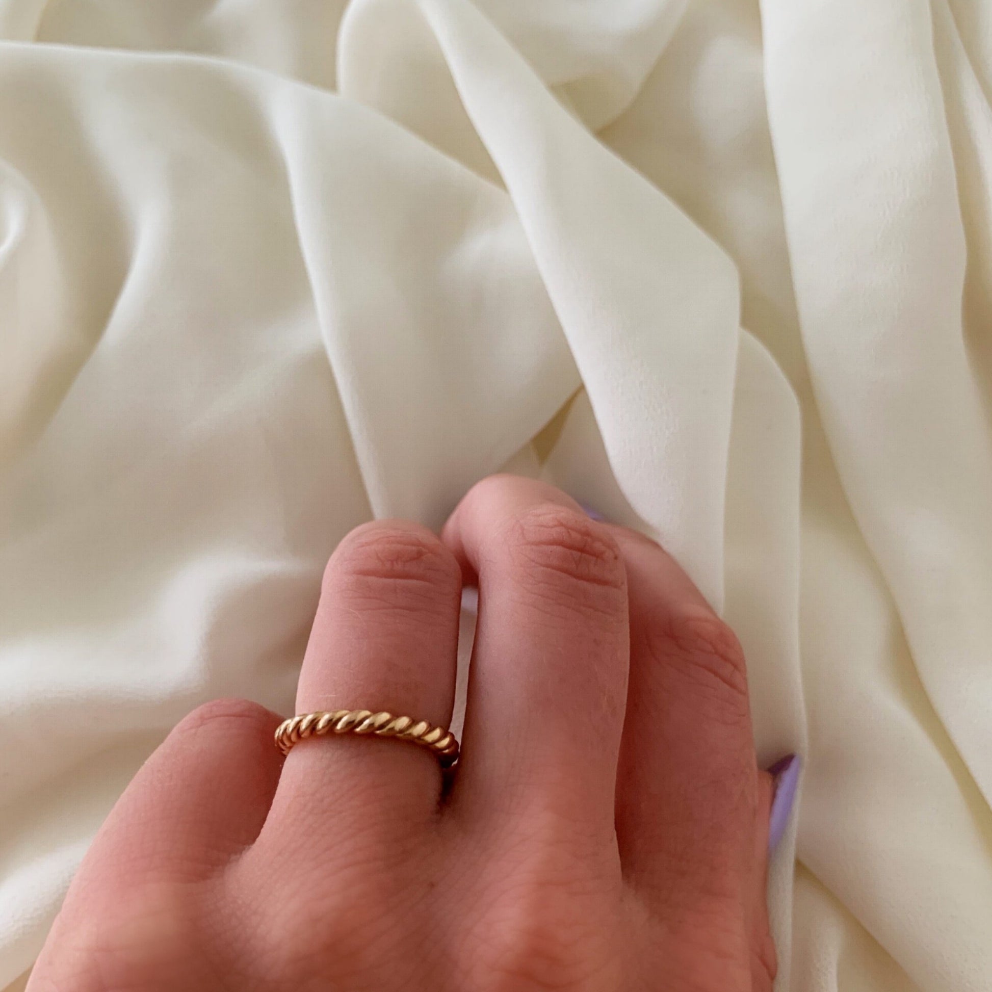 Reclaimed 18k Rose Gold Twisted Ring – heirloomrevival