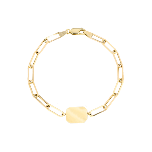 Small Rectangle Charm Bracelet